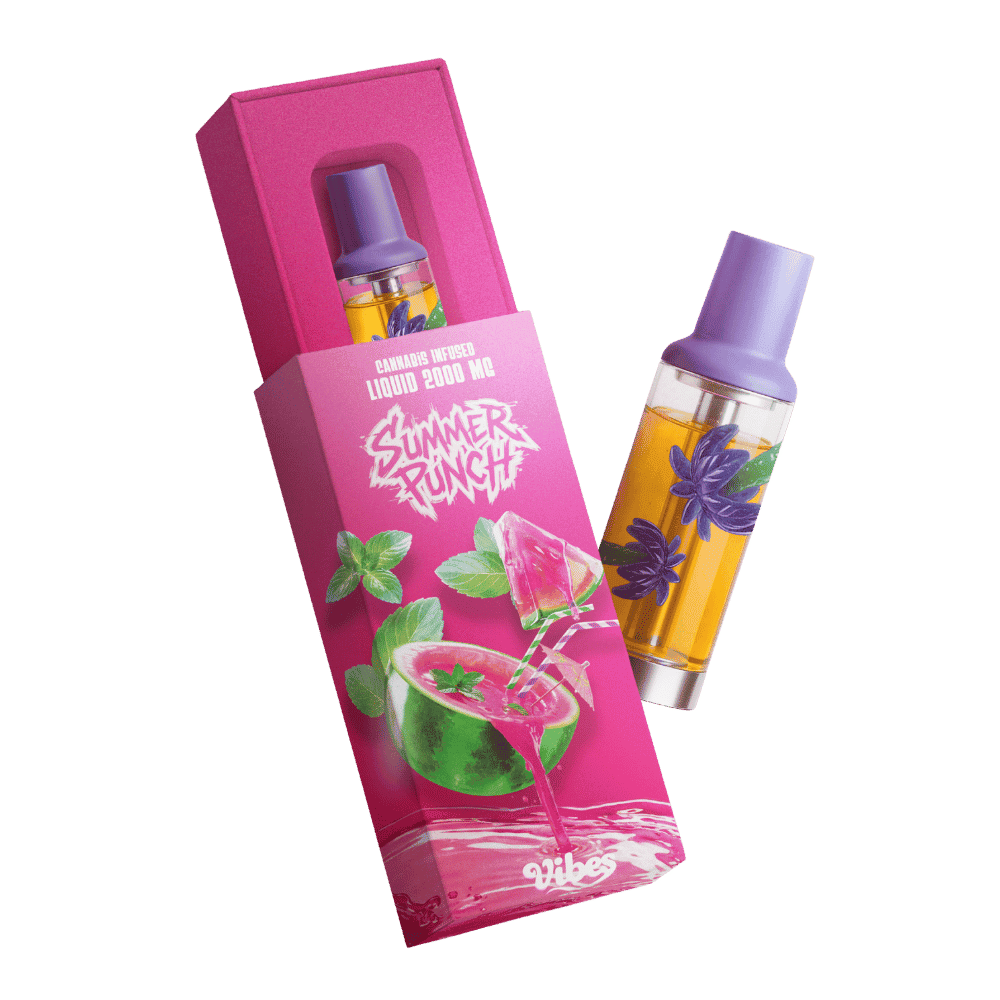 THC Vape flüssiges Cannabis 2000 mg | VIBES